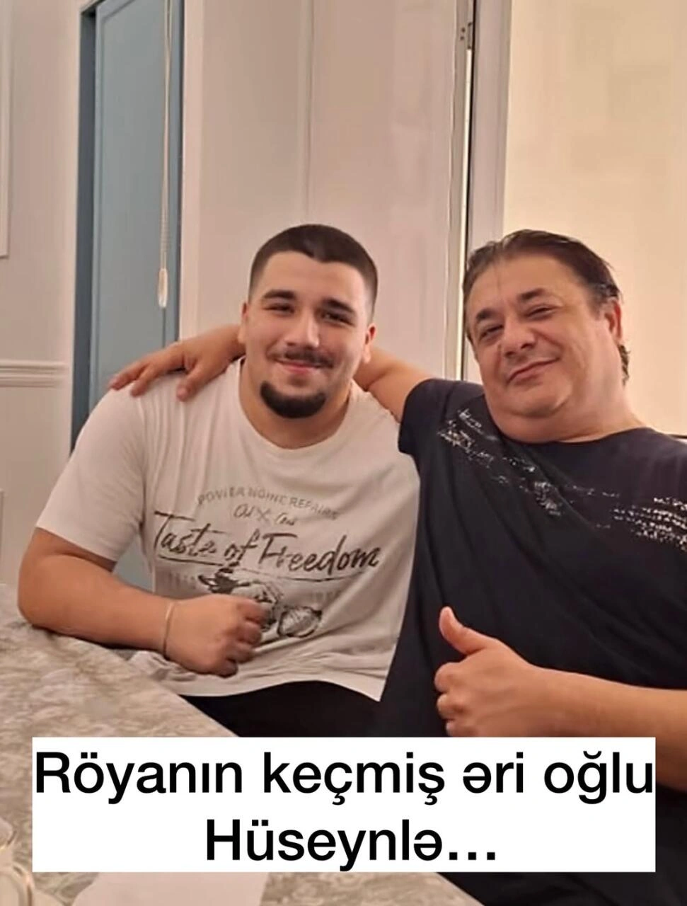 Xalq artistinin keçmiş əri OĞLU İLƏ - FOTO