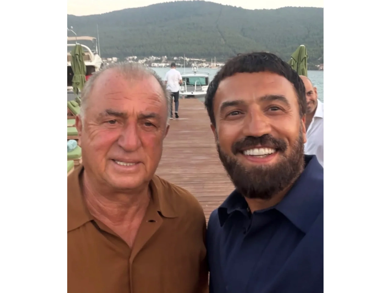 Zamiq Bodrumda oğlunu Fatih Terimlə görüşdürdü - (Foto)