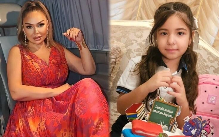 Könül Kərimovanın nəvəsi birinci sinfə gedir - (Foto)