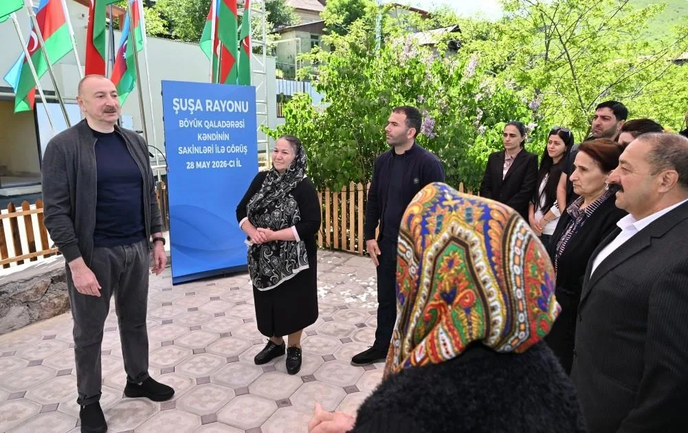 Prezident Şuşaya getdi - Fotolar