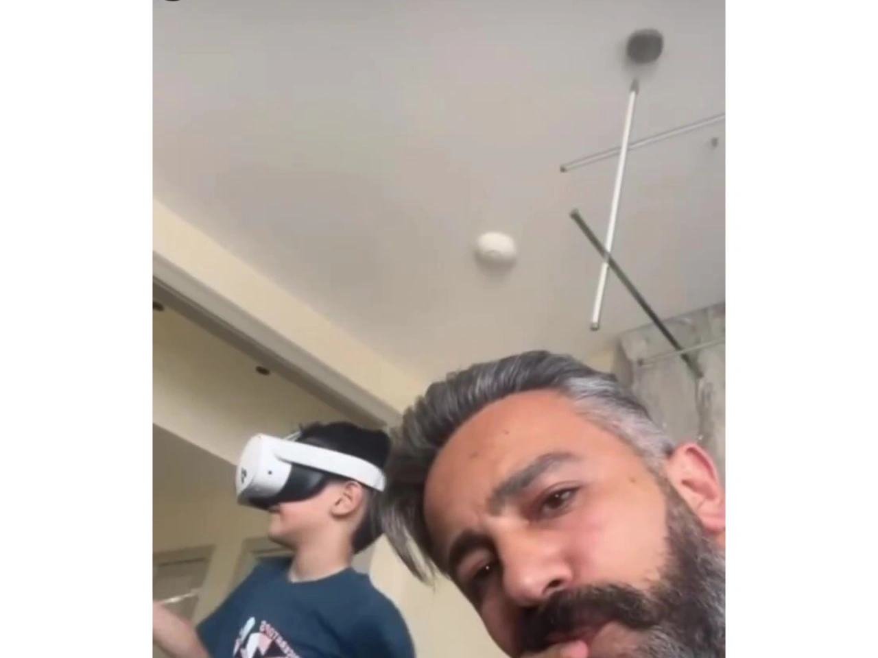 Şəhriyar Əbilov oğlu ilə görüntüsünü yaydı (Video)