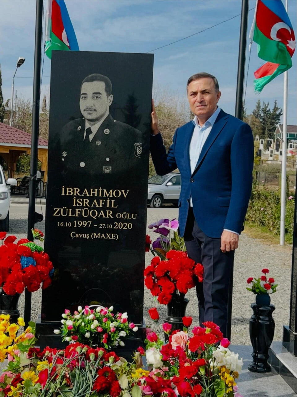 Xalq artisti şəhid qardaşı oğlunu yad etdi - (Fotolar)
