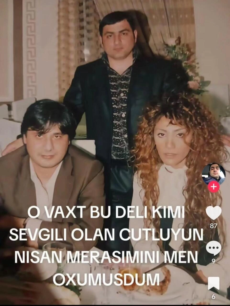 Röyanın ilk dəfə Anarla nişan FOTOsu üzə çıxdı