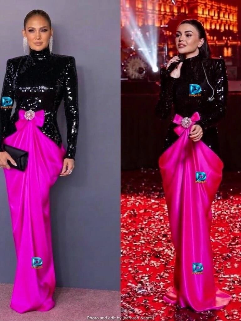Gülay Zeynallı Cennifer Lopezlə eyni libasda - (Foto)