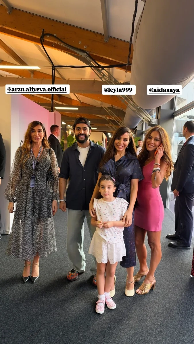 Arzu və Leyla Əliyevalar Formula 1-də!