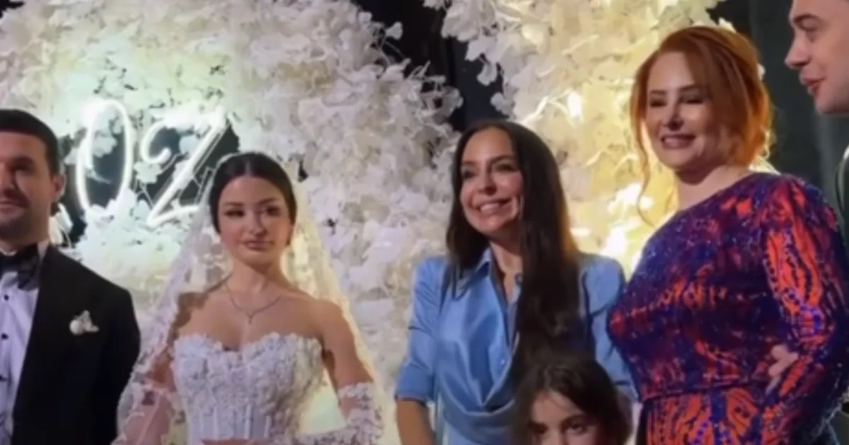 Leyla Əliyeva toyda…