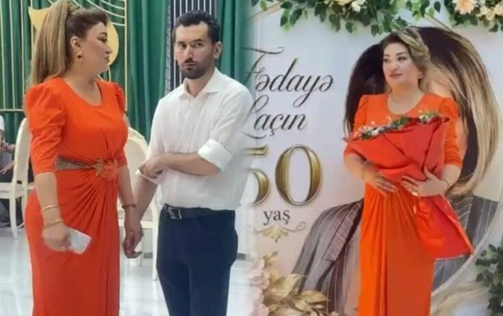 Fədayə Laçın yubileyini qeyd edir (Video)