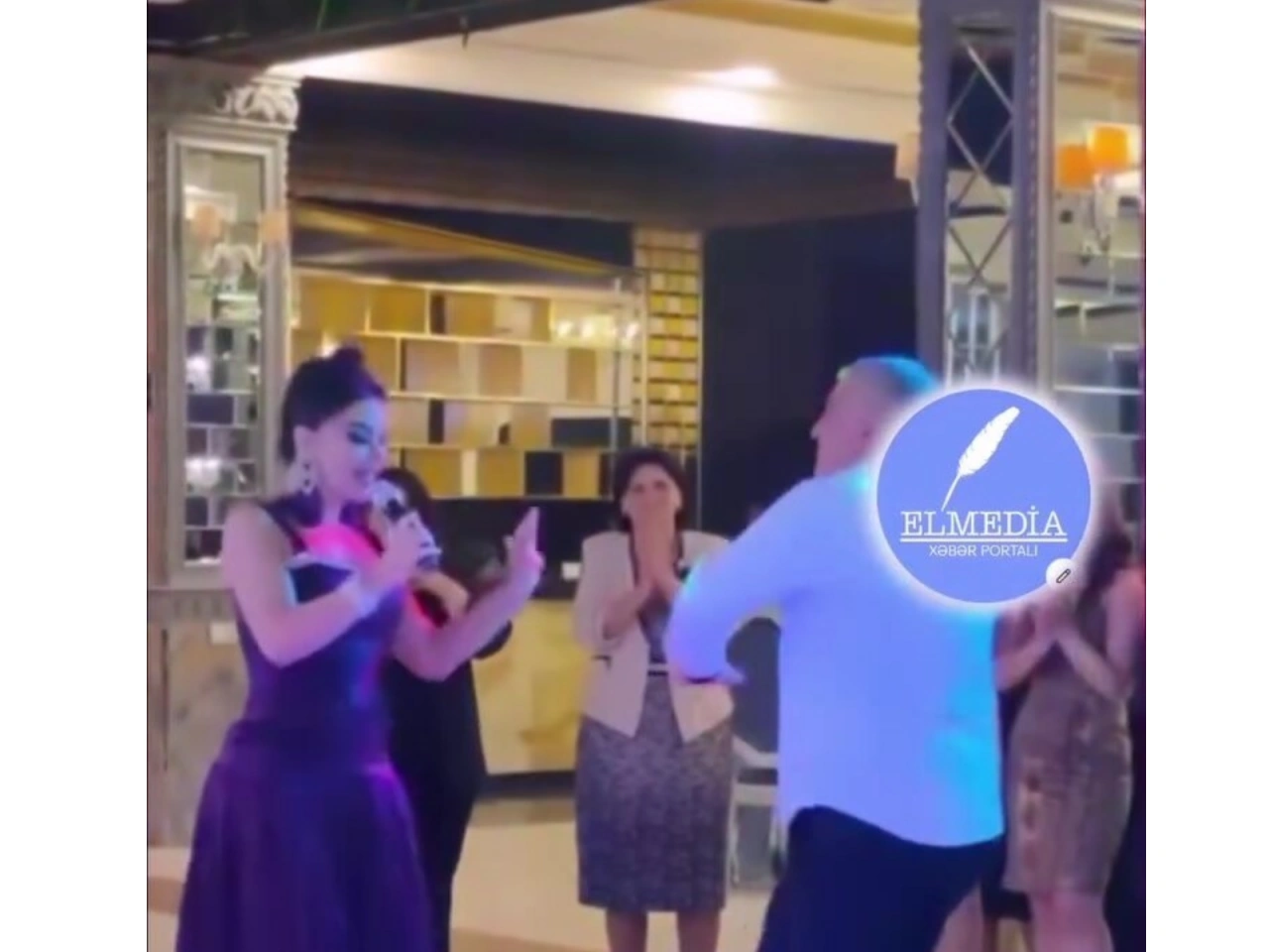 Əri Qumralla rəqs etdi, arvadı görün nə etdi... - (Video)