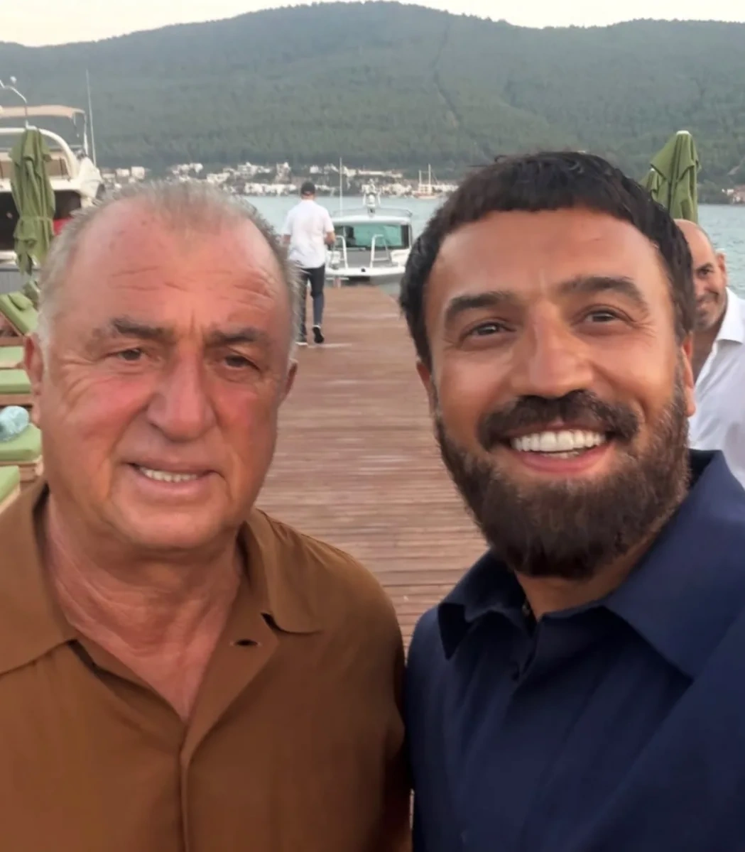 Zamiq Bodrumda oğlunu Fatih Terimlə görüşdürdü - (Foto)