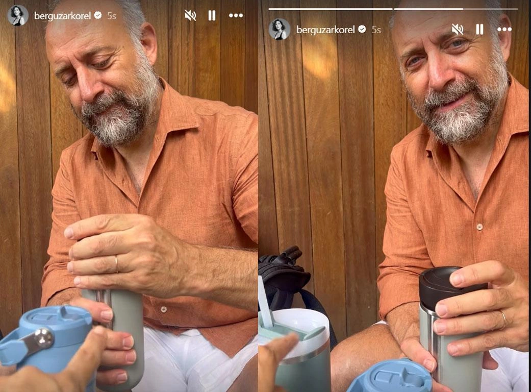 Bergüzar Halit Ergençin qəribə vərdişini ifşa etdi - (Foto)