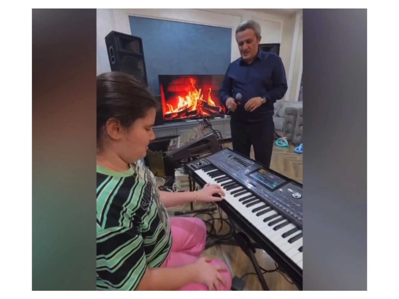 Rəşad Dağlının qızı ilə Orxan Lökbatanlının dueti maraq yaratdı - (Video)