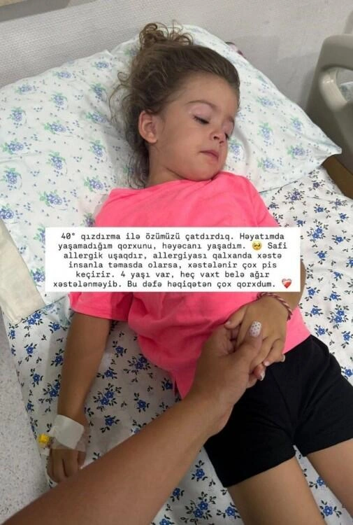 Cavid Gülün qızı xəstəxanalıq oldu: "Heç vaxt belə ağır xəstələnməyib" - (Foto)
