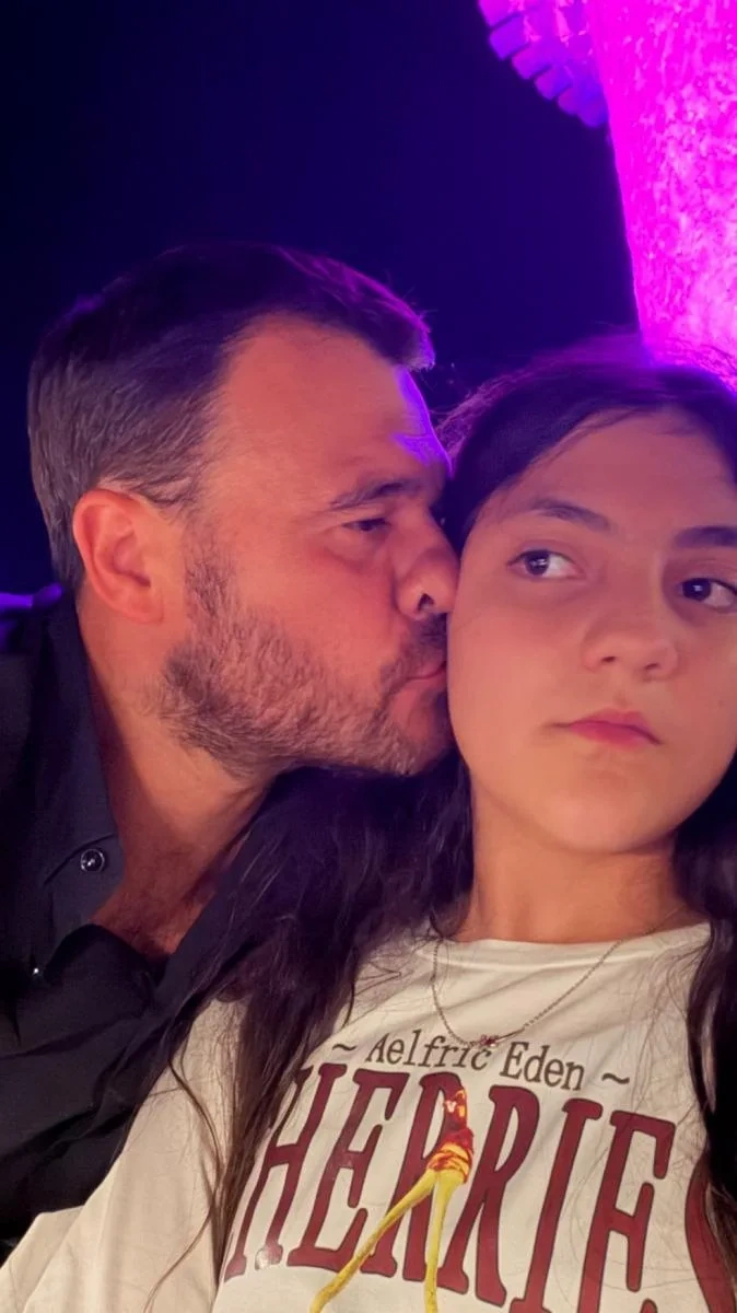 Emin Ağalarovdan övladları ilə paylaşım