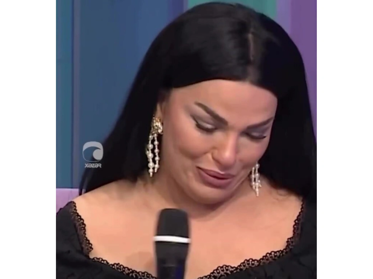 Bahar Lətifqızı canlı efirdə hönkür-hönkür ağladı - (Video)