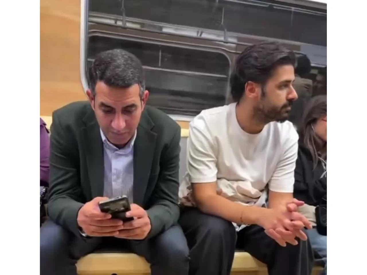 Əmrahın oğlu Bakı metrosundan paylaşım etdi - (Video)
