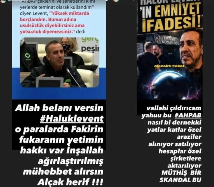 "Allah bəlanı versin, Haluk Levent, pullar kasıbların idi" - (Foto)