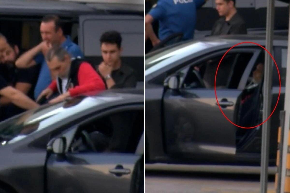 Erdal Beşikçioğlunun həbsxanaya köçürüldüyü anlar - (Foto)