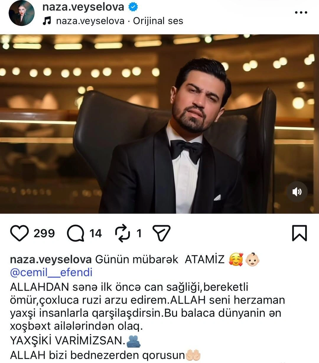 Cəmil ata olacaq - FOTO