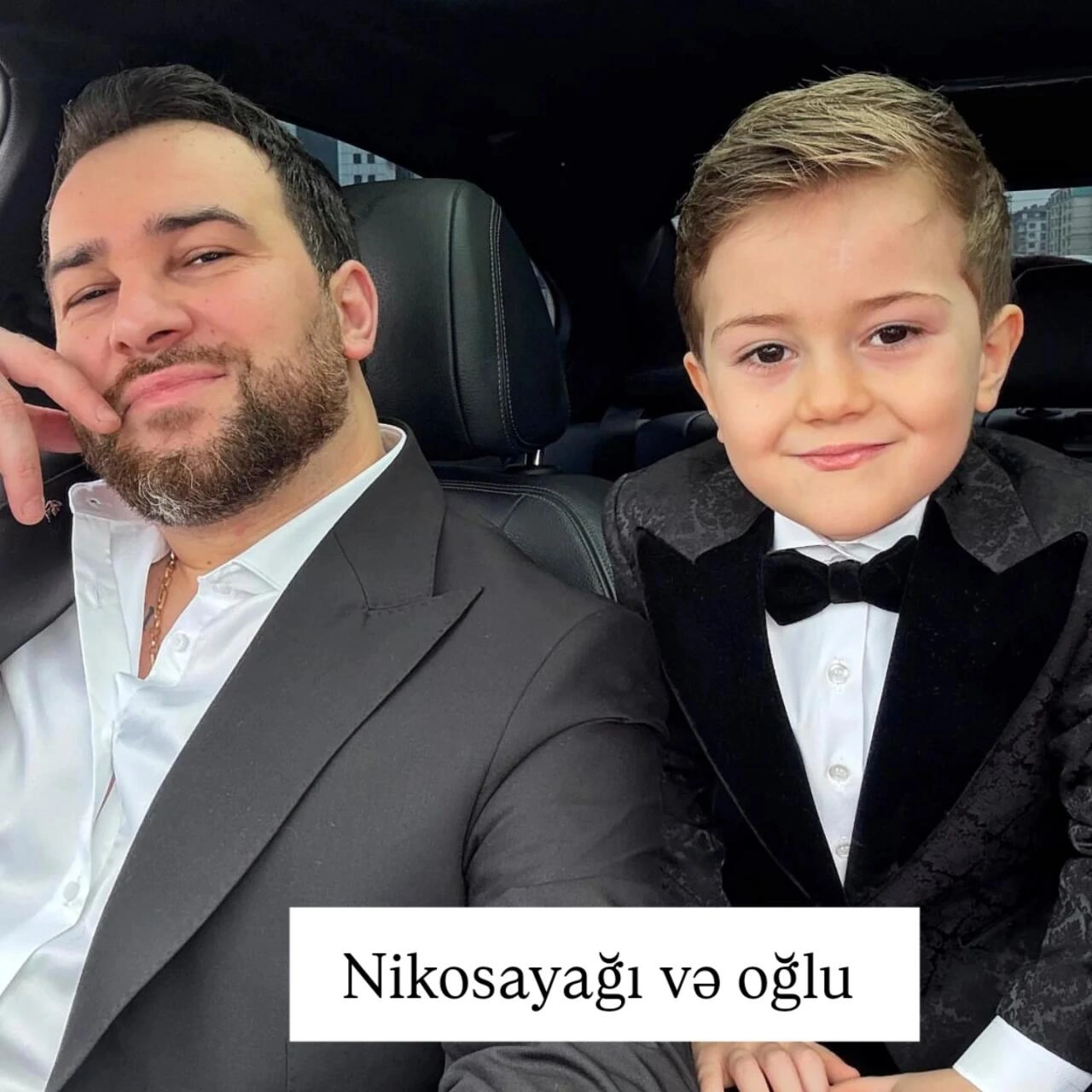 "Nikosayağı"nın oğlu ilə paylaşımı - (Foto)