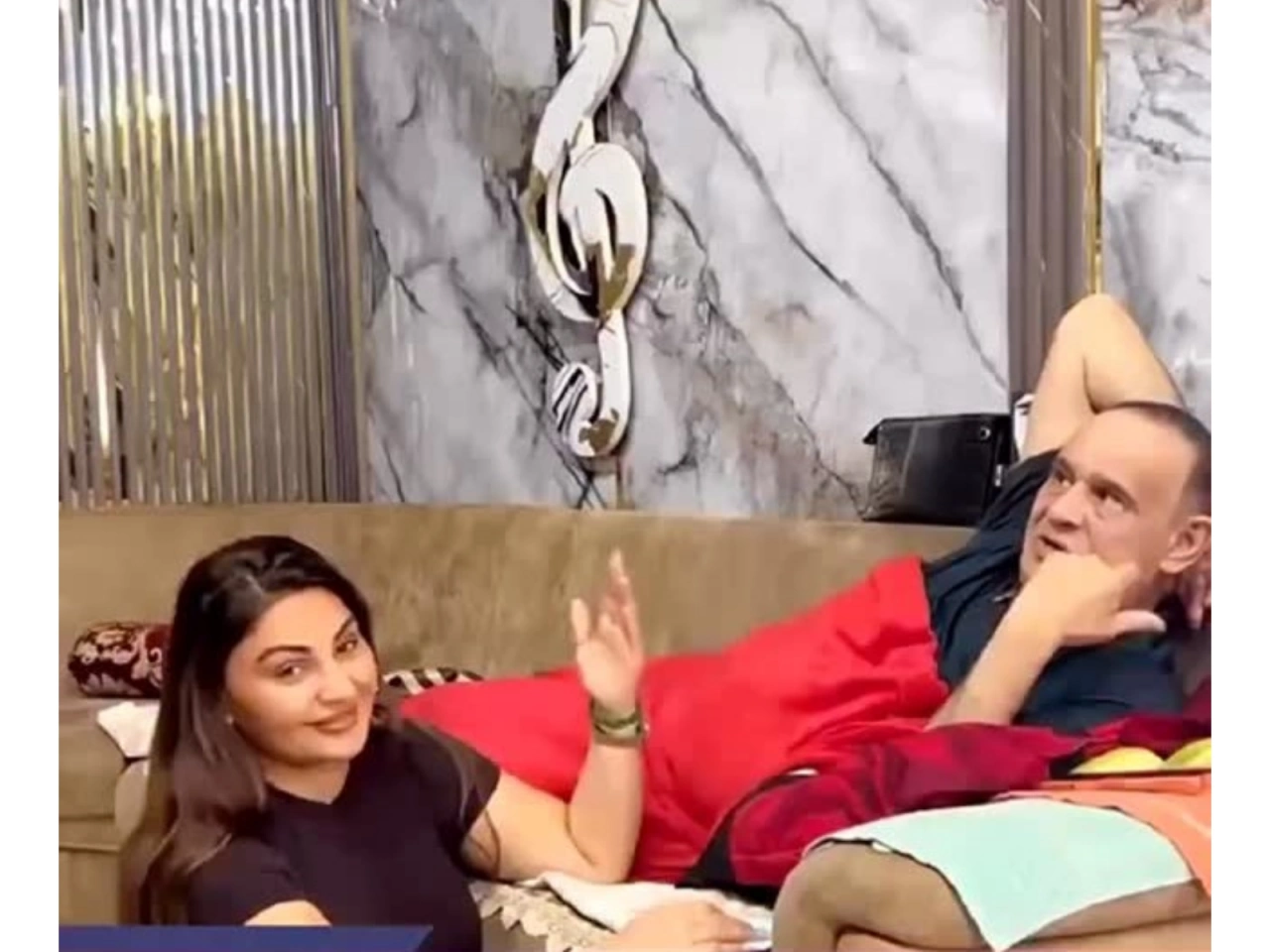 Şəbnəm Tovuzlu Tacirlə görüntüsünü yaydı - (Video)