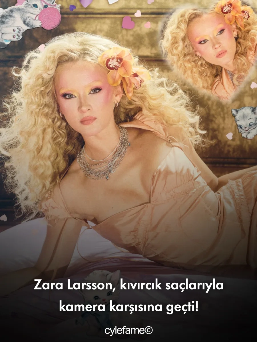 Zara bu dəfə qıvırcıq saçlarla