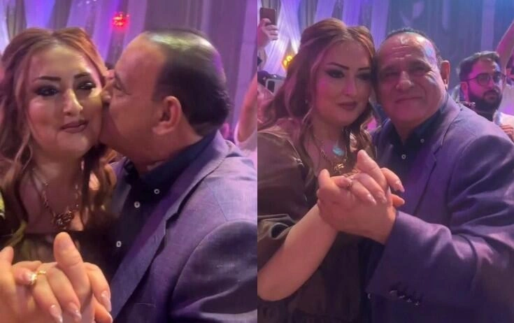 Tacir Şahmalıoğlu toyda xanımına elə hərəkət etdi ki... - FOTO