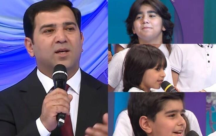 Babək Niftəliyev efirə 3 oğlu ilə çıxdı - FOTO