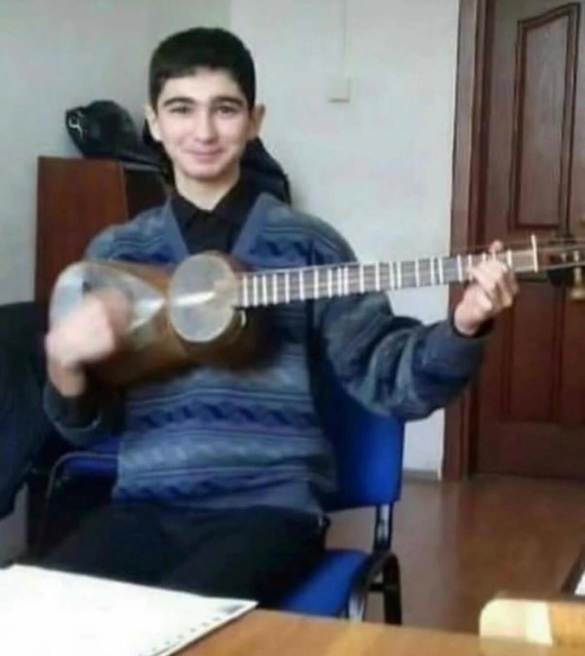 Şəhid tələbəsini bu sözlərlə yad etdi - (Fotolar)