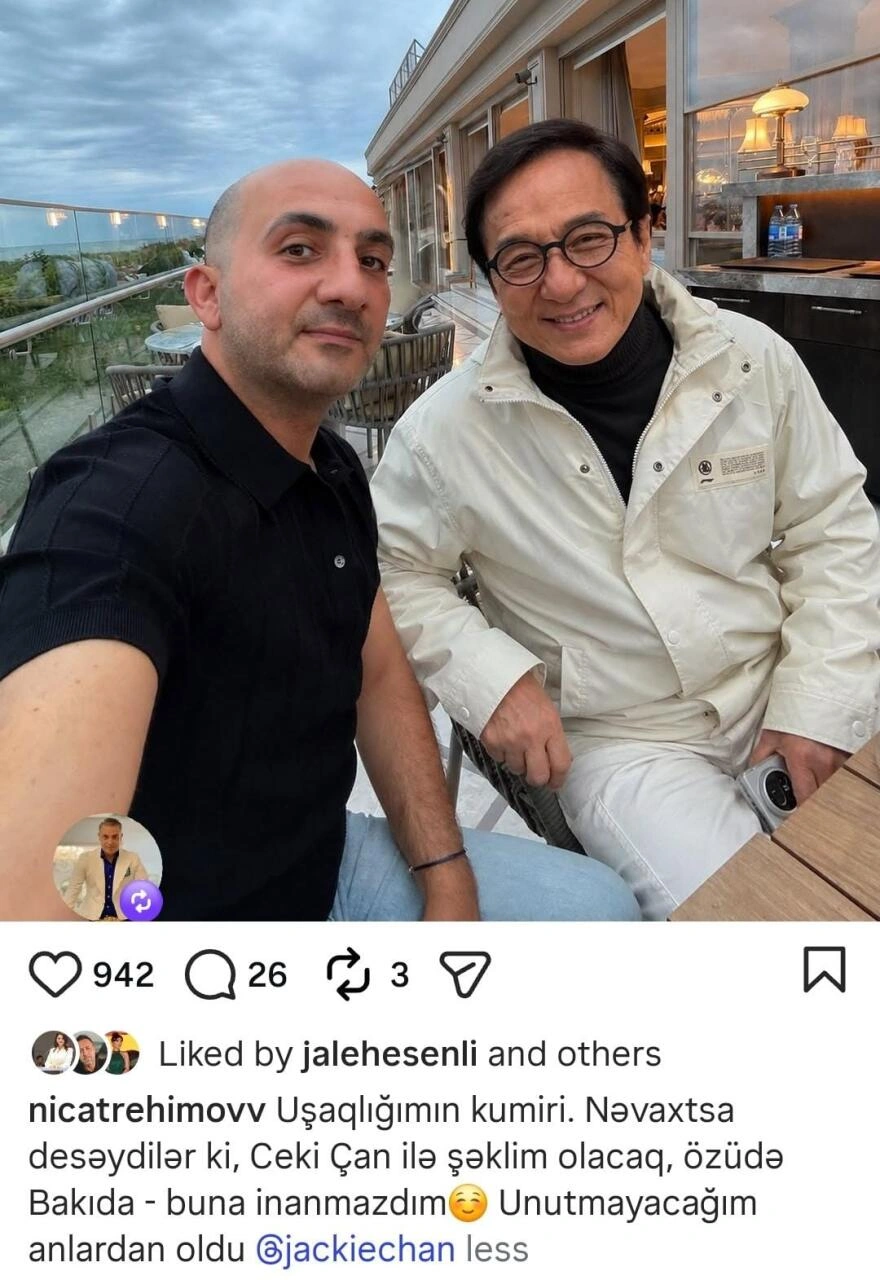 Ceki Çan Bakıda (Foto)