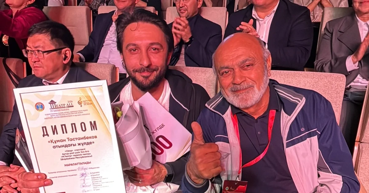Ziya Ağa Qazaxıstanda ödül aldı