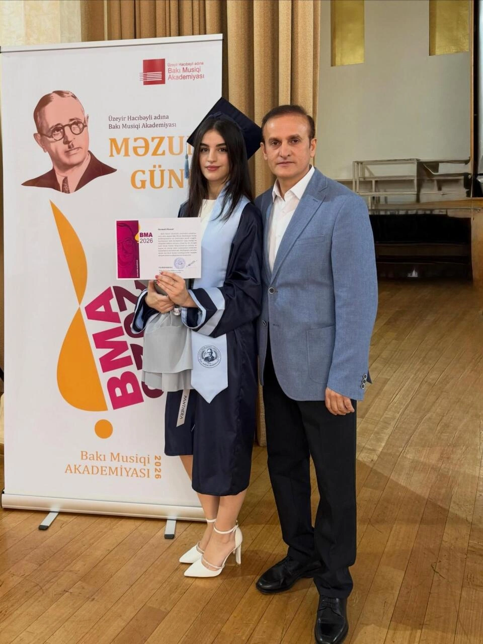 Xalq artisti Elçin Haşımovun qızı məzun oldu (Foto)