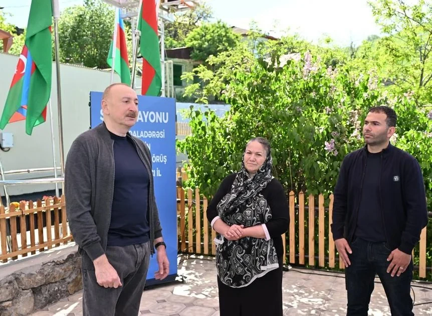 Prezident Şuşaya getdi - Fotolar