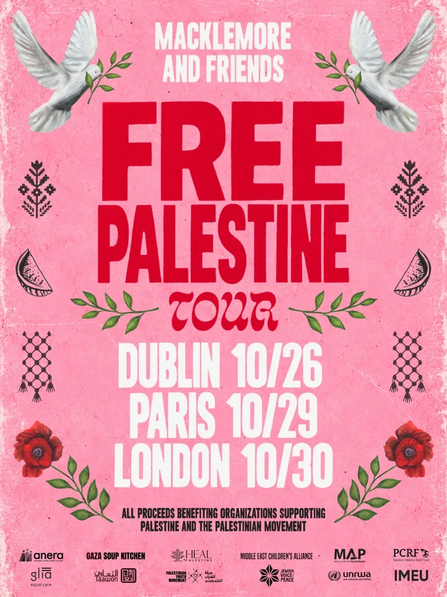 Maklemor “Free Palestine” adlı tura çıxır!