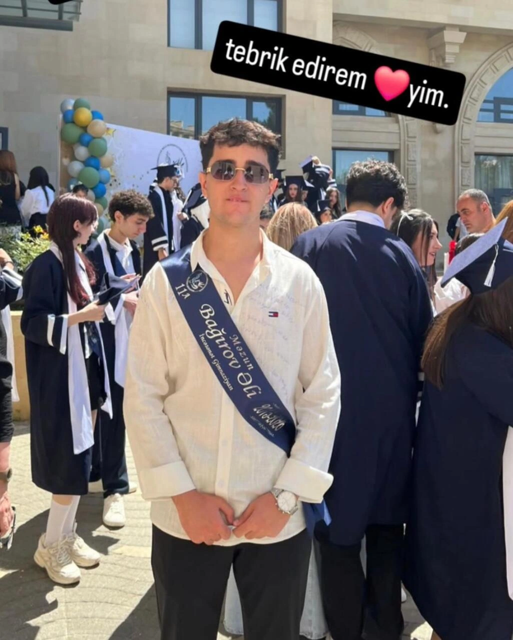 İzzət Bağırovun oğlu məzun oldu - FOTO