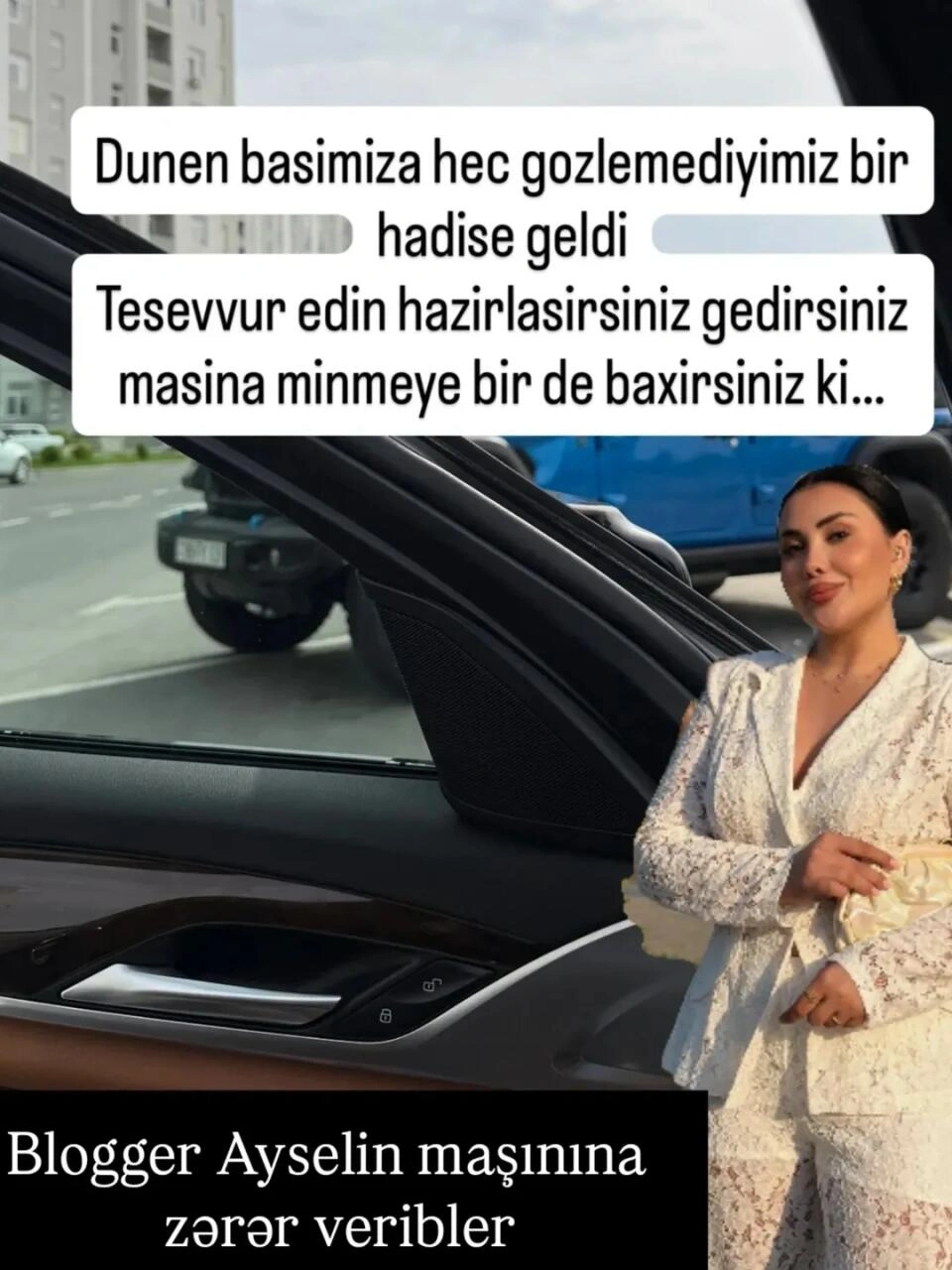 Ayselin başına İŞ GƏLDİ - FOTOlar