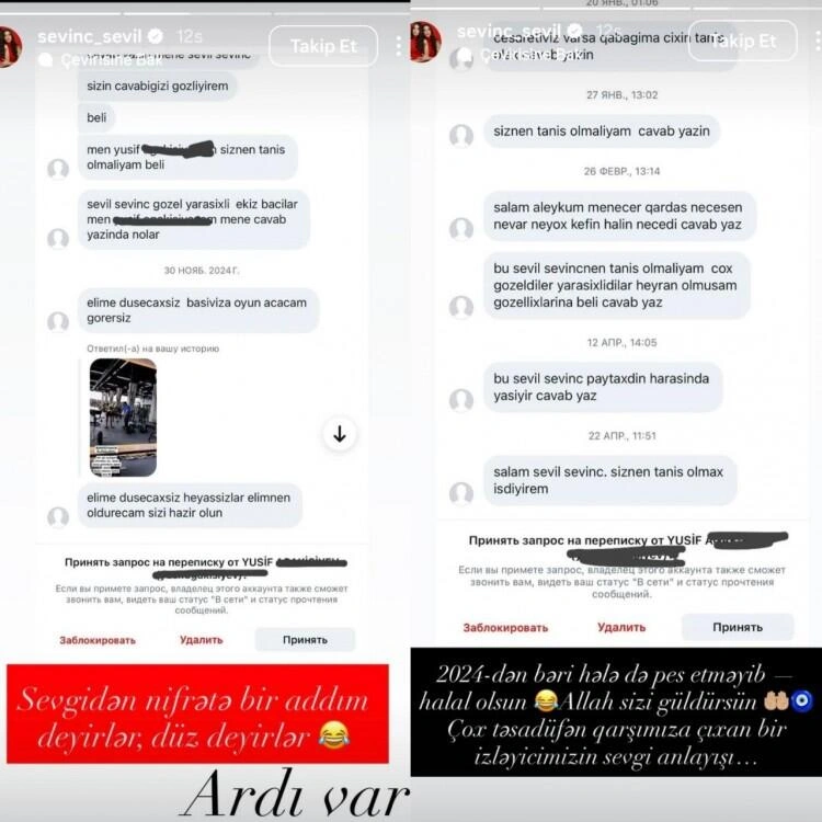 Əkizlər onlara yazan kişini İFŞA ETDİ: "Öldürəcəyəm sizi..." - FOTO