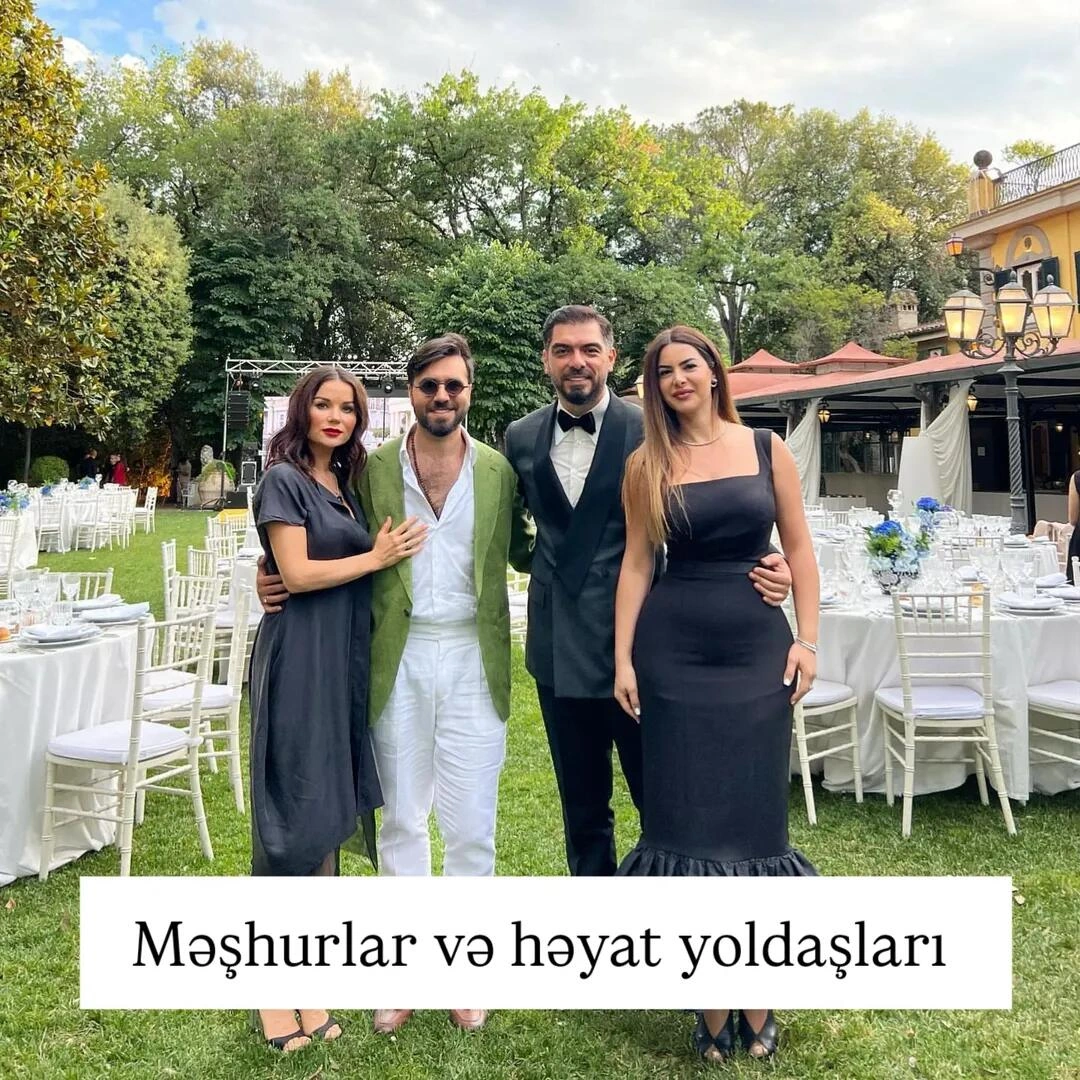 Azərbaycanlı məşhurların həyat yoldaşları ilə FOTOları