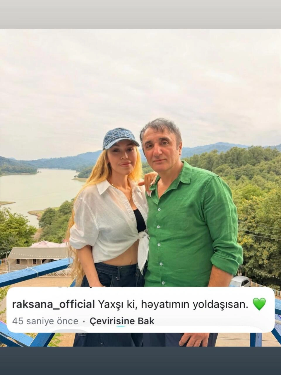 Rəqsanənin əri ilə paylaşımı diqqət çəkdi - (Foto)