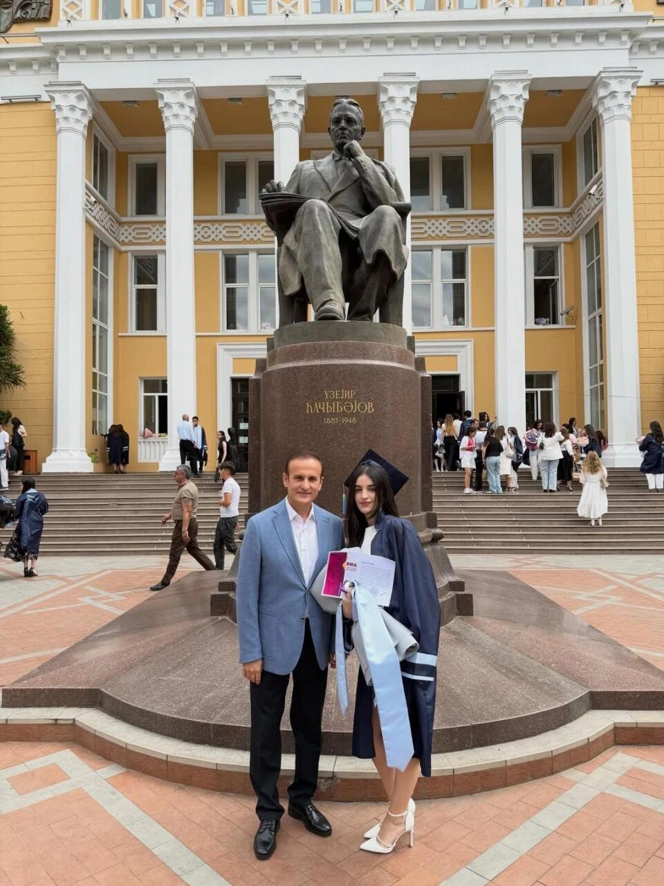 Xalq artisti Elçin Haşımovun qızı məzun oldu (Foto)
