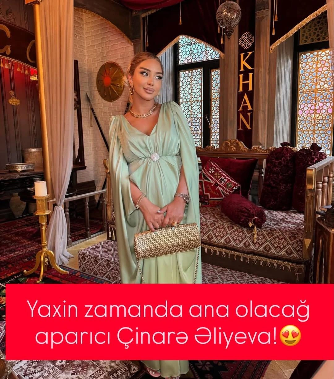 Azərbaycanlı aparıcının hamiləlik FOTOları