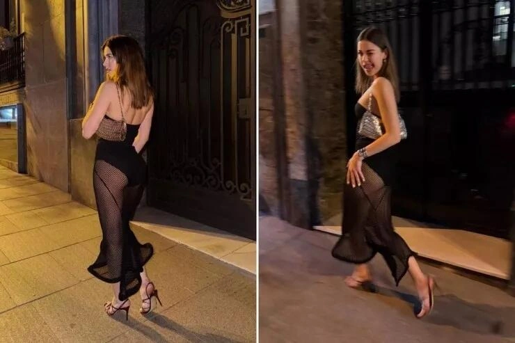Geyimi ilə sosial medianı iki yerə böldü - FOTO