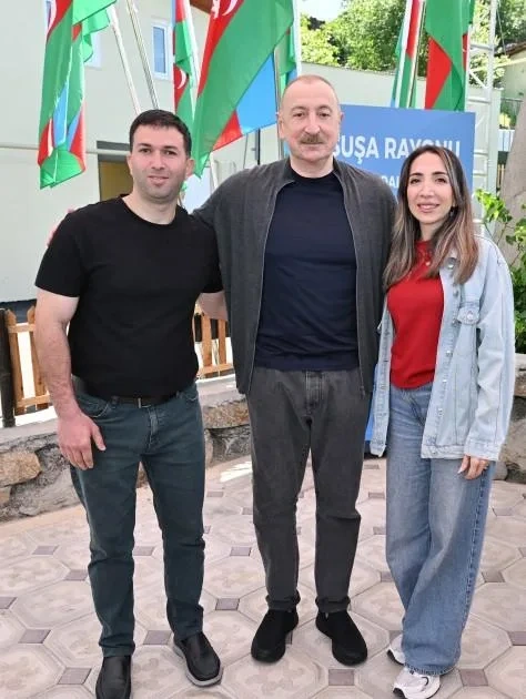 Prezident Şuşaya getdi - Fotolar