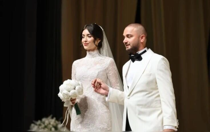 “Miss Turkey 2022”nin toyunda 34 nəfər nikah şahidi oldu - (Foto)