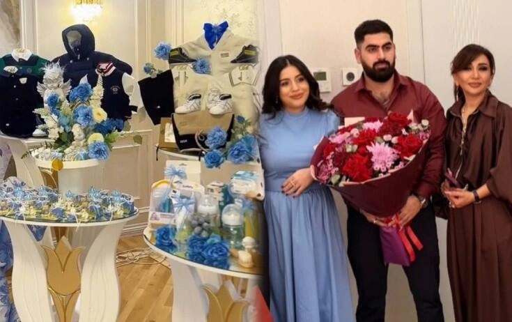 Elnarə Abdullayeva nəvəsi üçün bu qədər xonça hazırlatdı - (Video)